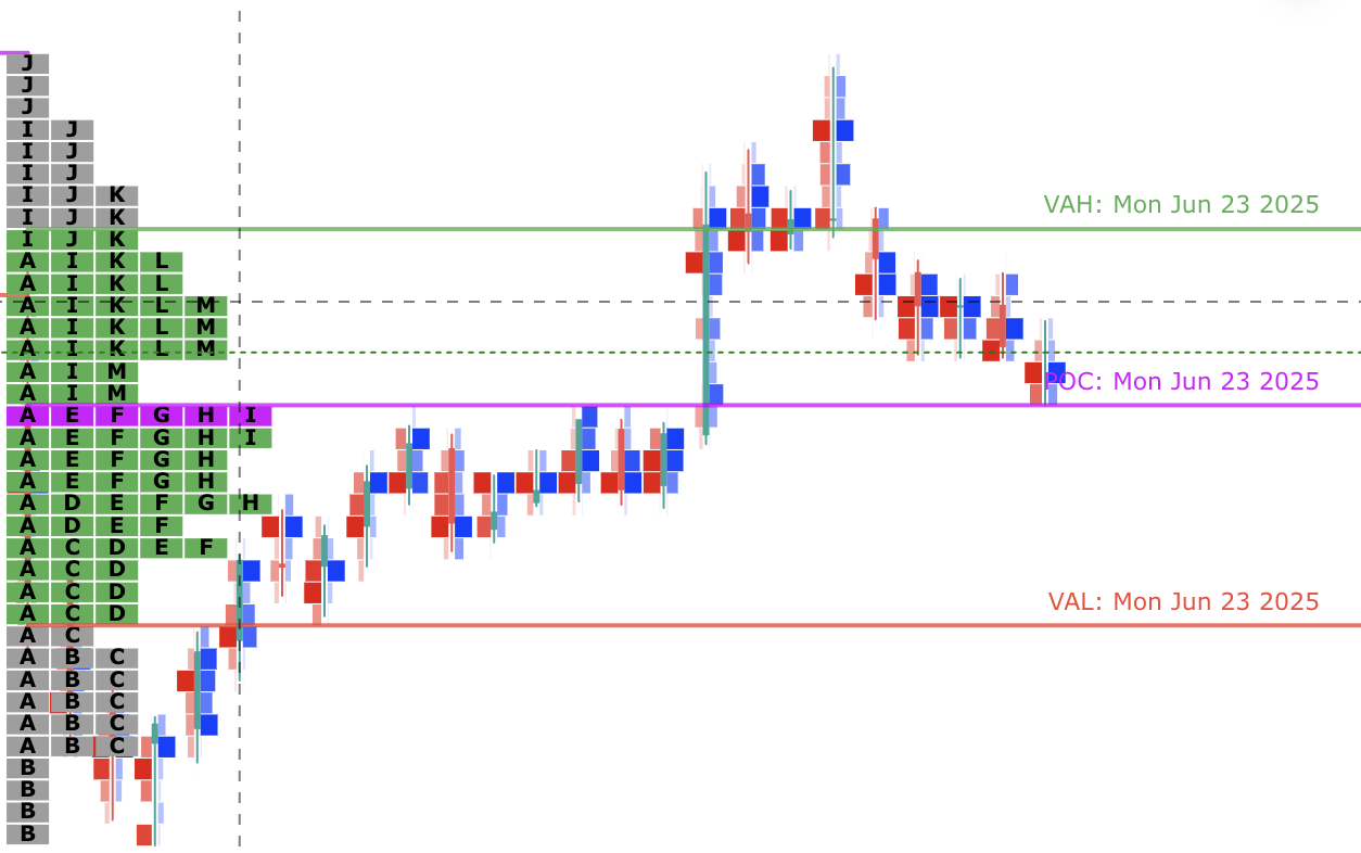 FutPrint market profile TPO